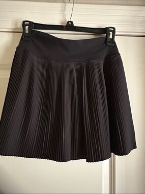 Yogalicious Black Pleated Skater Skirt